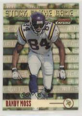 Randy Moss [Refractor] #S7 Football Cards 1999 Bowman Chrome Stock in the Game Prices