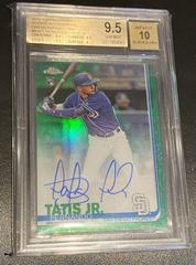 Fernando Tatis Jr. [Orange Refractor] Baseball Cards 2019 Topps Chrome Autographs Prices