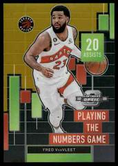 Fred VanVleet [Gold] #19 Basketball Cards 2022 Panini Contenders Optic Playing the Numbers Game Prices