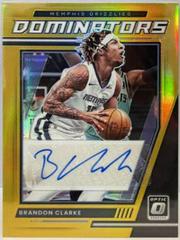 Brandon Clarke [Gold] #DS-BCL Basketball Cards 2021 Panini Donruss Optic Dominators Signatures Prices