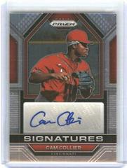 Cam Collier [Green Ice] #SIG-CC Baseball Cards 2023 Panini Prizm Signatures Prices