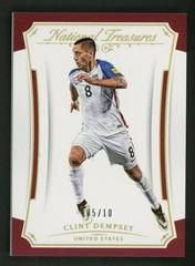 Clint Dempsey [Gold] Soccer Cards 2018 Panini National Treasures Prices