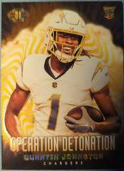 Quentin Johnston [Gold] #23 Football Cards 2023 Panini Illusions Operation Detonation Prices