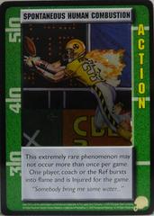 Spontaneous Human Combustion Football Cards 1995 Upper Deck Gridiron Fantasy Prices