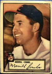 Merrill Combs [Black Back] #18 Baseball Cards 1952 Topps Prices