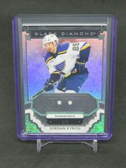 Jordan Kyrou [Diamond Relic] #BDB-JK Hockey Cards 2023 Upper Deck Black Diamond Prices