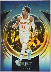 Trae Young [Silver] #19 Basketball Cards 2022 Panini Select Certified Prices