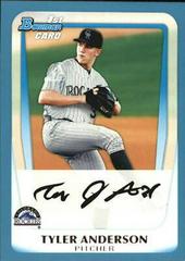 Tyler Anderson #BDPP3 Baseball Cards 2011 Bowman Draft Prospects Prices