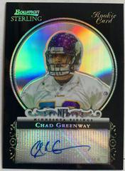 Chad Greenway [Autograph Black Refractor] #BS-CG Football Cards 2006 Bowman Sterling Prices