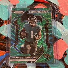 Travis Etienne Jr. [Green Wave] #H-16 Football Cards 2023 Panini Prizm Emergent Prices