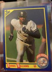 Bernie Williams #619 Baseball Cards 1990 Score Prices