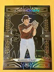 Brandon Pfaadt [Orange] #28 Baseball Cards 2023 Panini Chronicles Obsidian Prices
