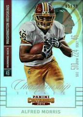 Alfred Morris [Championship Ticket] #81 Football Cards 2014 Panini Contenders Prices