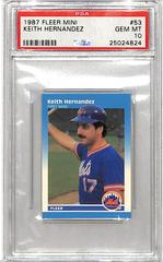 Keith Hernandez #53 Baseball Cards 1987 Fleer Mini Prices