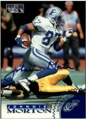 Johnnie Morton [Blue] #NNO Football Cards 1996 Pro Line Autographs Prices