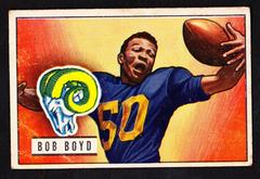Bob Boyd Football Cards 1951 Bowman Prices