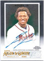 Ronald Acuna Jr. Baseball Cards 2020 Topps Allen & Ginter Chrome Autographs Prices