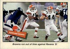 Cleveland Browns #346 Football Cards 2001 Fleer Prices