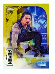 Roman Reigns [Gold] #50 Wrestling Cards 2020 Topps WWE Chrome Prices