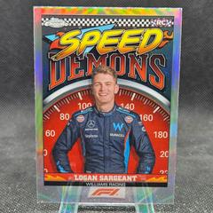 Logan Sargeant #SD-LS Racing Cards 2023 Topps Chrome Formula 1 Speed Demons Prices