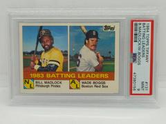 Batting Leaders [B. Madlock, W. Boggs] Baseball Cards 1984 Topps Tiffany Prices