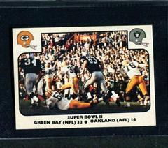 Super Bowl II [Green Bay, Oakland] Football Cards 1977 Fleer Team Action Prices
