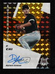 Dylan Cease [Gold Mosaic] #AM-DC Baseball Cards 2021 Panini Mosaic Autographs Prices