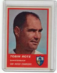 Tobin Rote #68 Football Cards 1963 Fleer Prices
