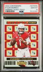 Kyler Murray [Gold] Football Cards 2022 Panini Contenders Winning Ticket Prices