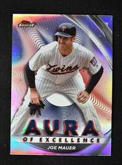 Joe Mauer Baseball Cards 2022 Topps Finest Aura of Excellence Prices