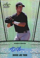 Dickie Joe Thon [Prismatic Autograph] Baseball Cards 2011 Leaf Metal Draft Prices