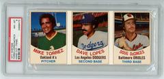 Dave Lopes, Doug DeCinces, Mike Torrez [Hand Cut Panel] Baseball Cards 1977 Hostess Prices