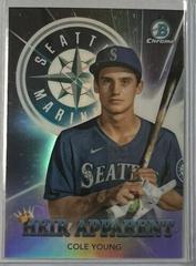 Cole Young [Refractor] #HA-17 Baseball Cards 2022 Bowman Draft Heir Apparent Prices