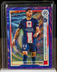 Hugo Ekitike [Purple Wave] #100 Soccer Cards 2022 Topps Merlin Chrome UEFA Club Competitions Prices