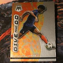 Kingsley Coman #3 Soccer Cards 2021 Panini Mosaic Road to FIFA World Cup Give and Go Prices