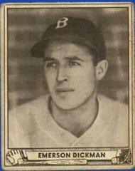 Emerson Dickman #37 Baseball Cards 1940 Play Ball Prices