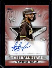 Fernando Tatis Jr. [Red] Baseball Cards 2022 Topps Update Stars Autographs Prices