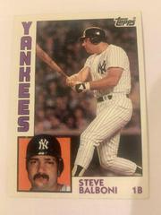 Steve Balboni Baseball Cards 1984 Topps Prices