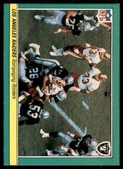 Los Angeles Raiders [Rampaging Raiders] #26 Football Cards 1984 Fleer Team Action Prices