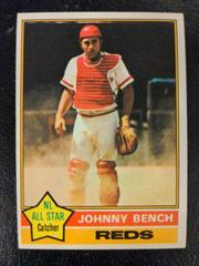 Johnny Bench Cincinnati Reds Autographed 1976 Topps #300