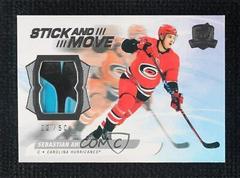 Sebastian Aho Hockey Cards 2020 Upper Deck The Cup Stick and Move Patch Prices
