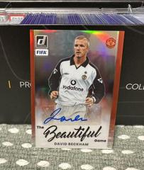 David Beckham [Red] #BA-DB Soccer Cards 2022 Panini Donruss Beautiful Game Autographs Prices