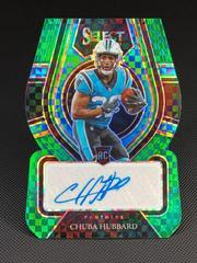 Chuba Hubbard [Green Die Cut] #RS-CHU Football Cards 2021 Panini Select Rookie Signatures Prices