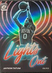 Jayson Tatum [Red] #1 Basketball Cards 2022 Panini Donruss Optic Lights Out Prices