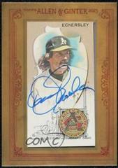 Dennis Eckersley #MA-DE Baseball Cards 2023 Topps Allen & Ginter Mini Framed Autographs Prices