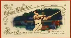 Jose Abreu [Mini Allen & Ginter Back] Baseball Cards 2014 Topps Allen & Ginter Prices