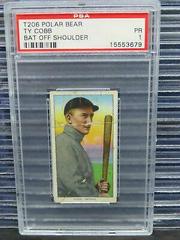 Ty Cobb [Bat off Shoulder] #NNO Baseball Cards 1909 T206 Polar Bear Prices