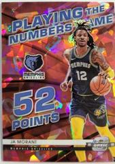 Ja Morant [Red Ice] #7 Basketball Cards 2021 Panini Contenders Optic Playing the Numbers Game Prices