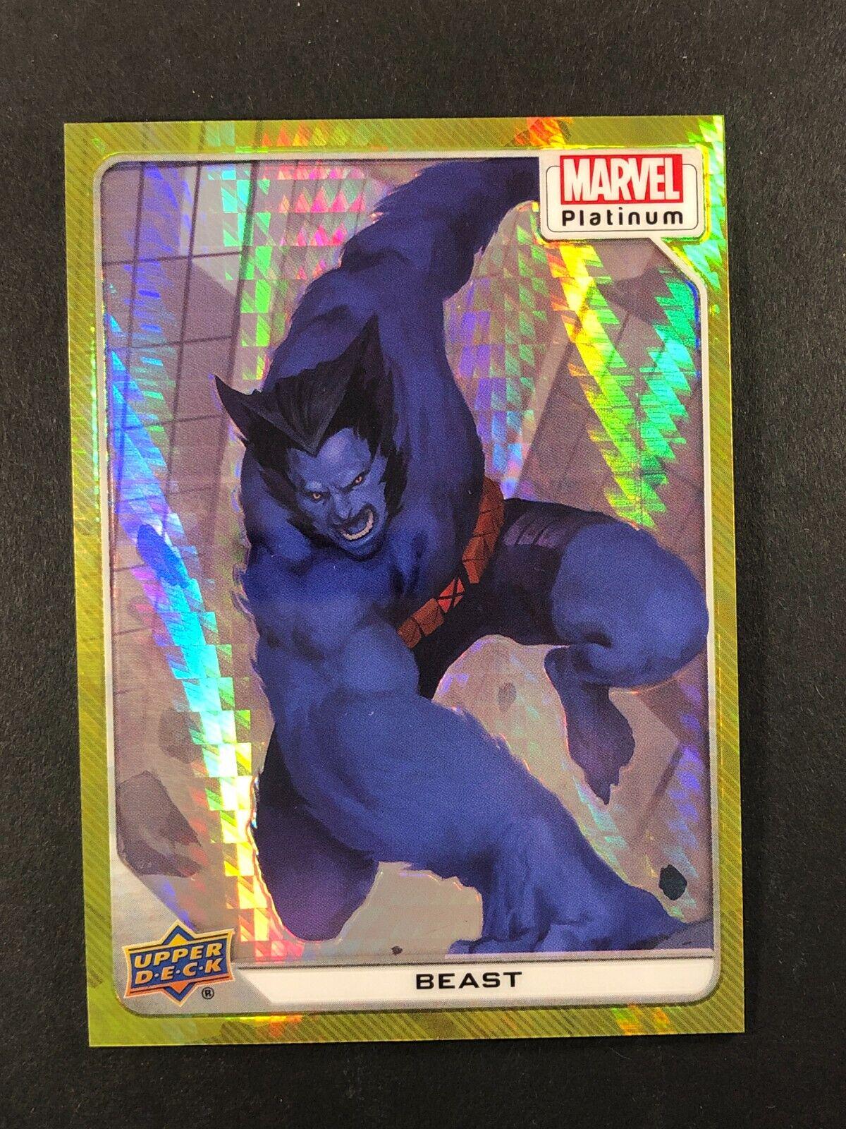 Beast [Yellow Spotlight] #75 Prices | Marvel 2023 Upper Deck Platinum ...