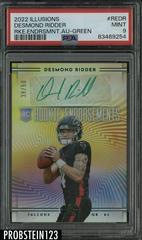 Desmond Ridder [Green] Football Cards 2022 Panini Illusions Rookie Endorsements Autographs Prices